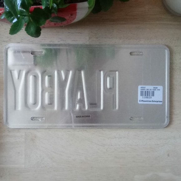 Las Vegas Nevada Playboy License Plate - Picture 2 of 2